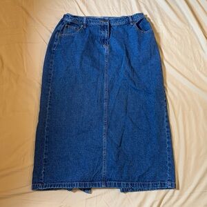 Venezia Blue Denim Skirt